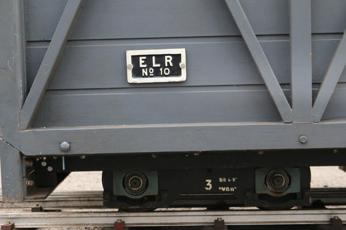 7 1/4 inch narrow gauge box wagon