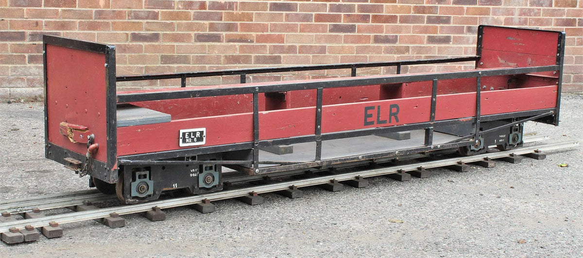 7 1/4 inch gauge bogie wagon