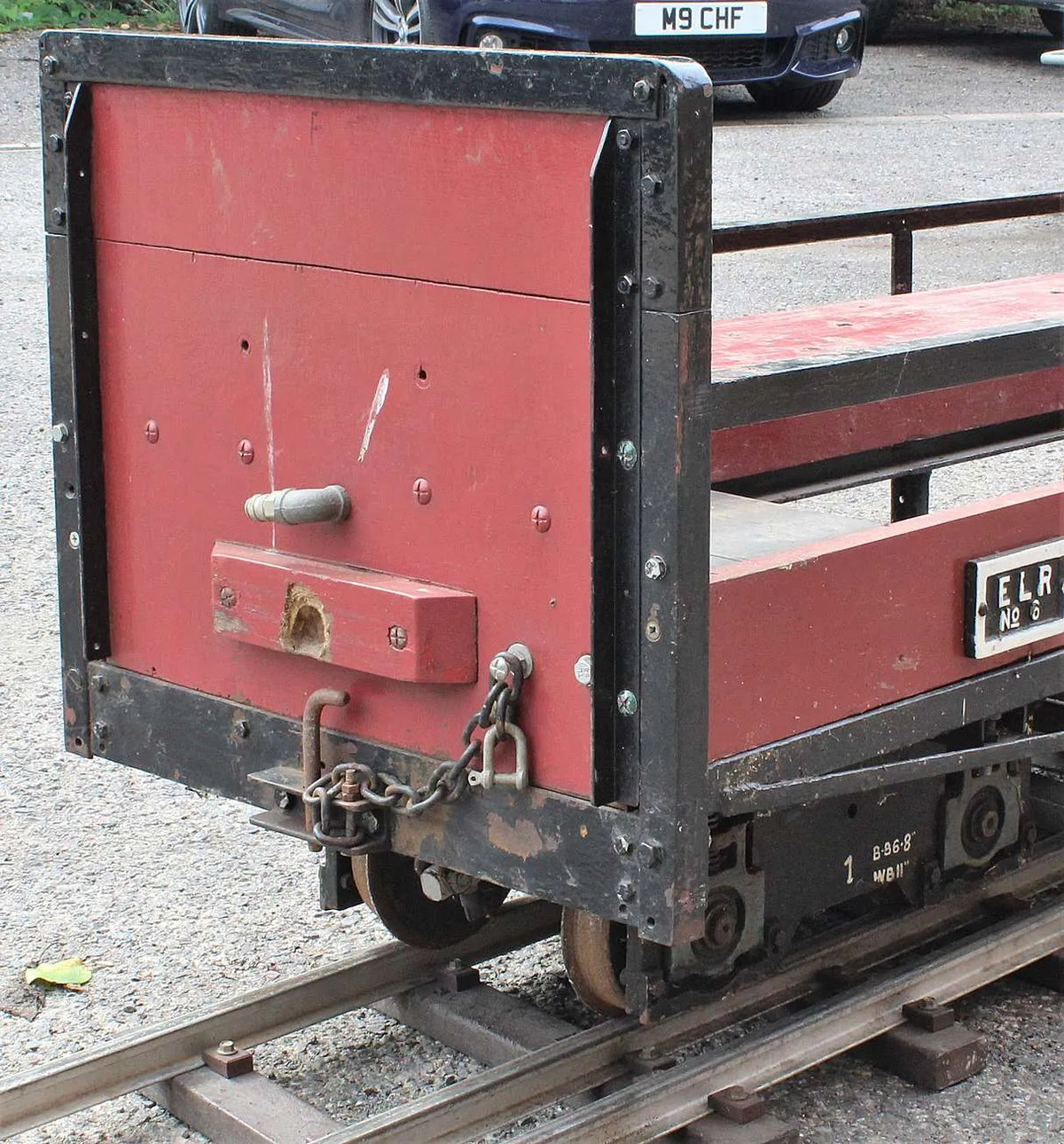 7 1/4 inch gauge bogie wagon