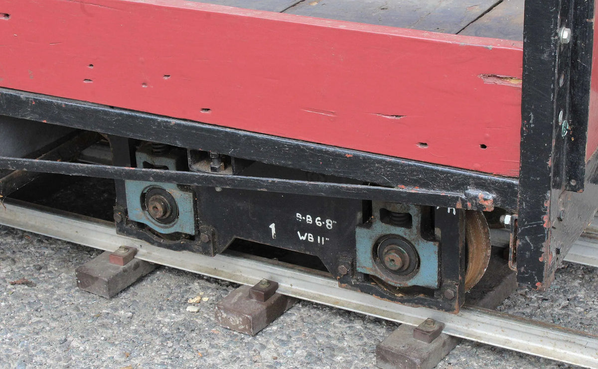 7 1/4 inch gauge bogie wagon