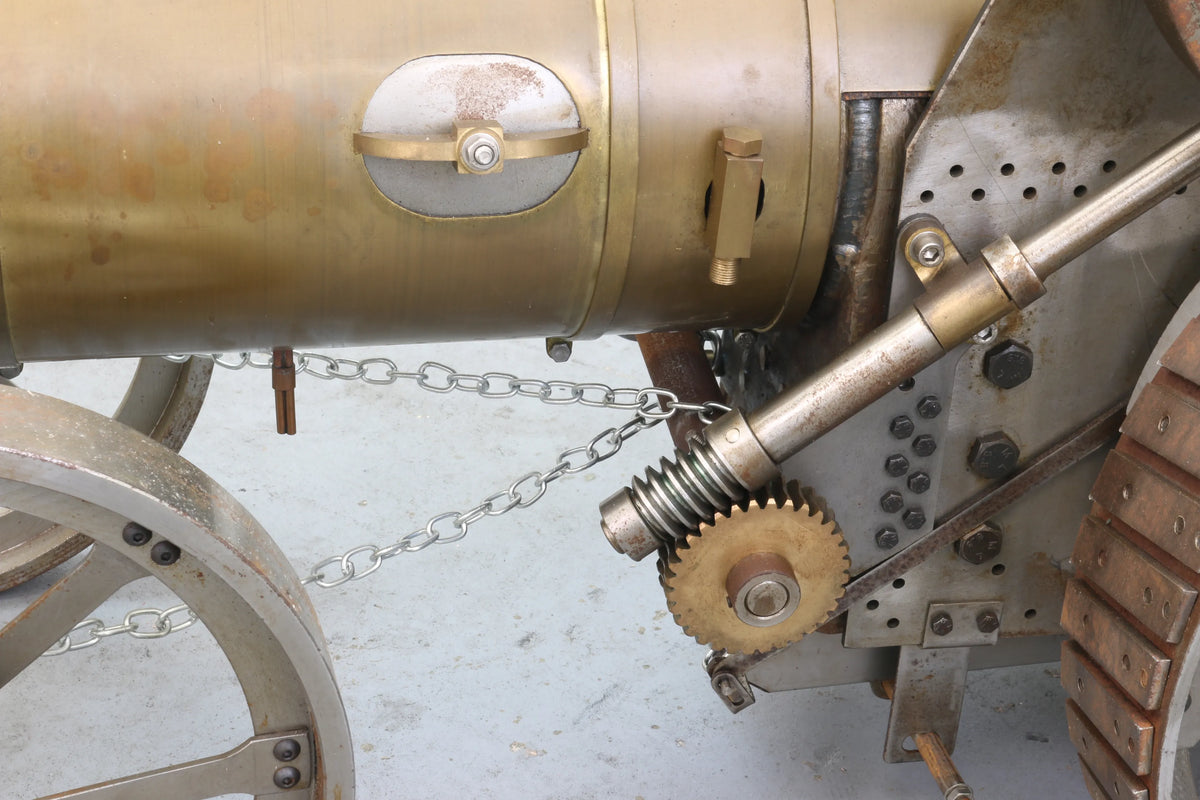 4 inch scale part-built Ruston steam tractor