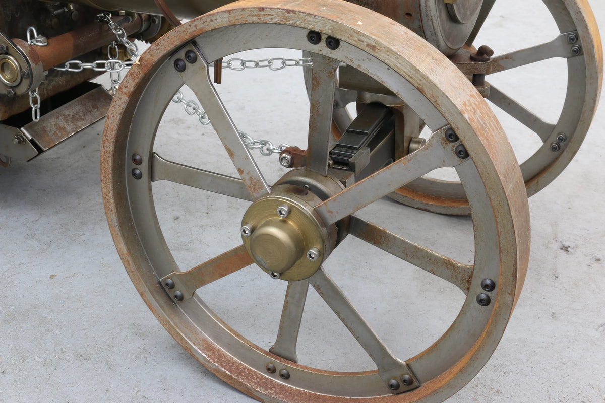 4 inch scale part-built Ruston steam tractor
