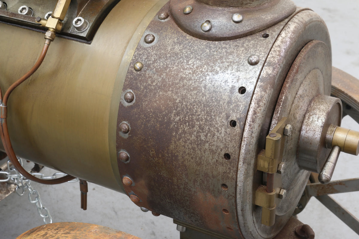 4 inch scale part-built Ruston steam tractor