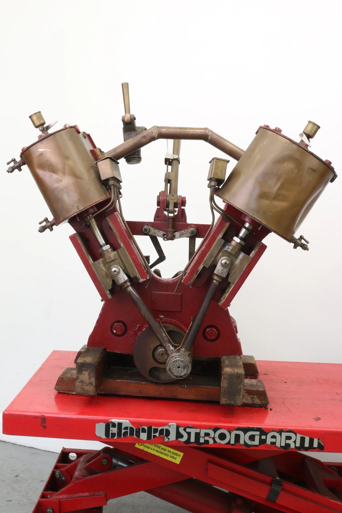V twin launch engine
