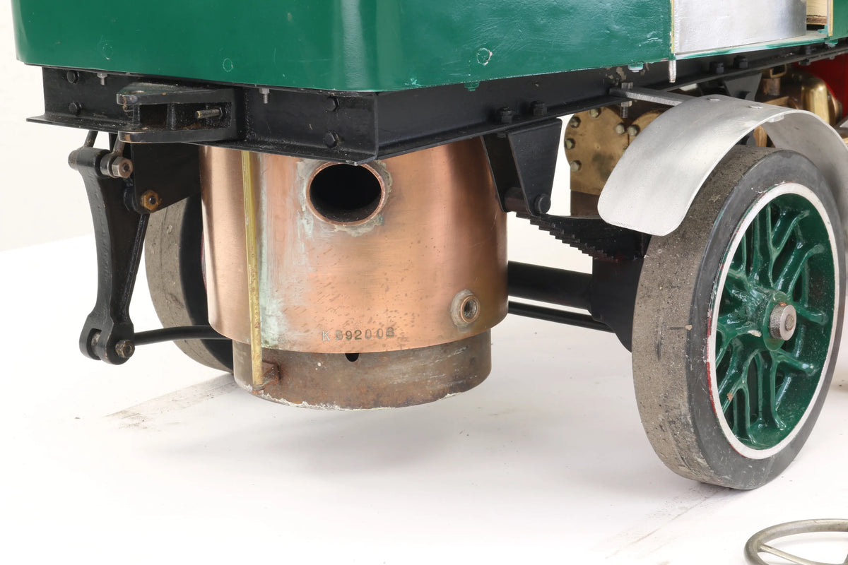 2 inch scale part-built Clayton steam wagon, commercial boiler