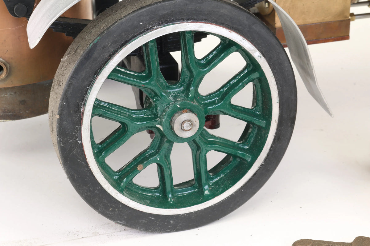 2 inch scale part-built Clayton steam wagon, commercial boiler