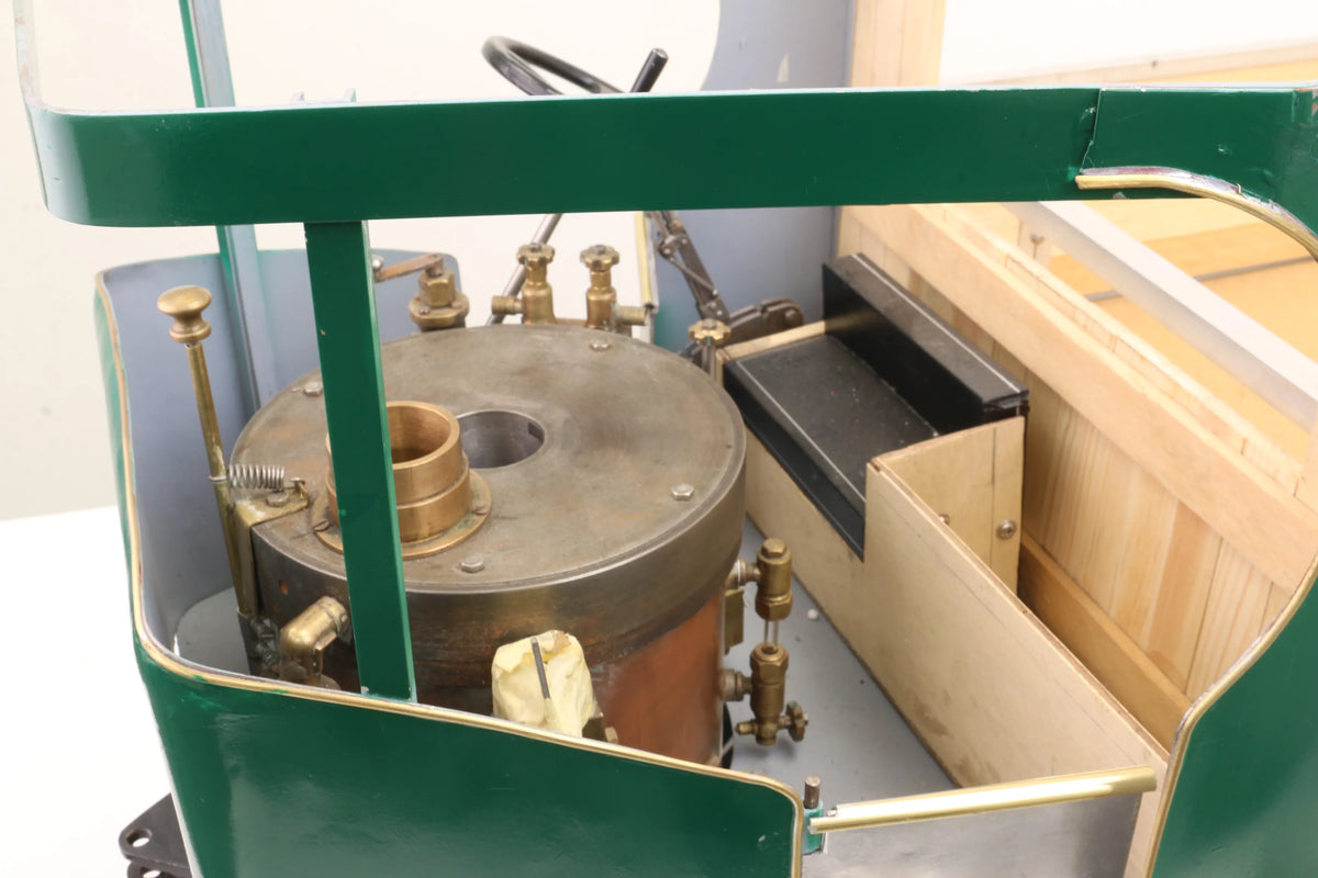 2 inch scale part-built Clayton steam wagon, commercial boiler