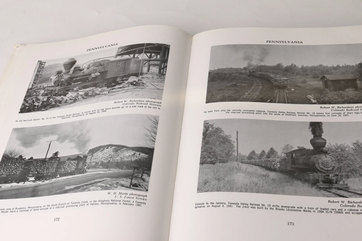 American logging railway books - Shay & Heisler