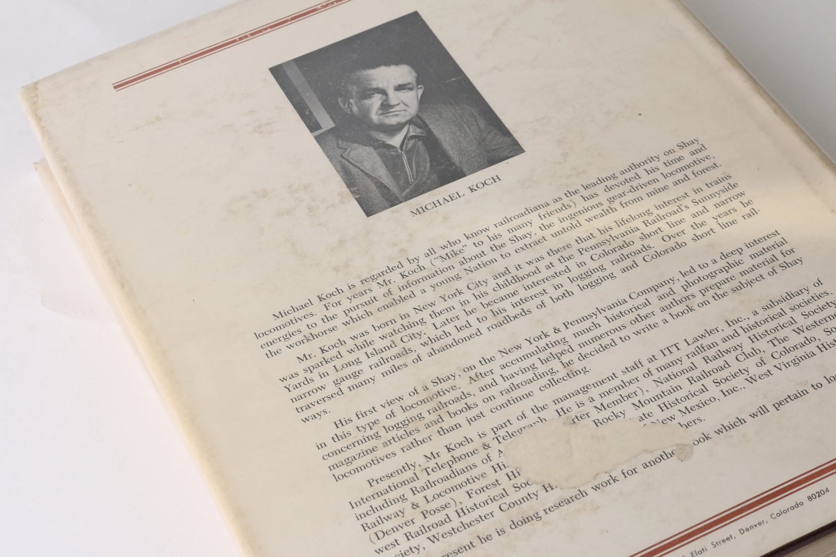 American logging railway books - Shay & Heisler