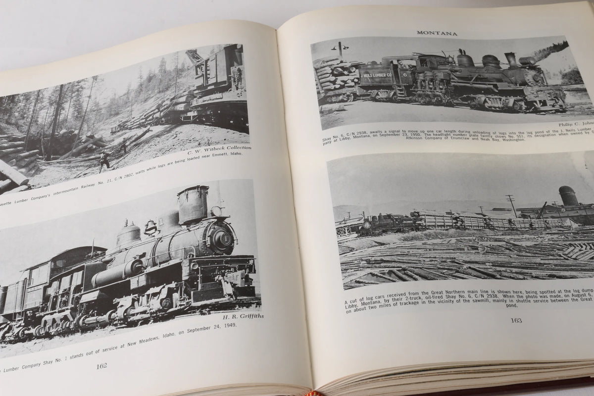 American logging railway books - Shay & Heisler