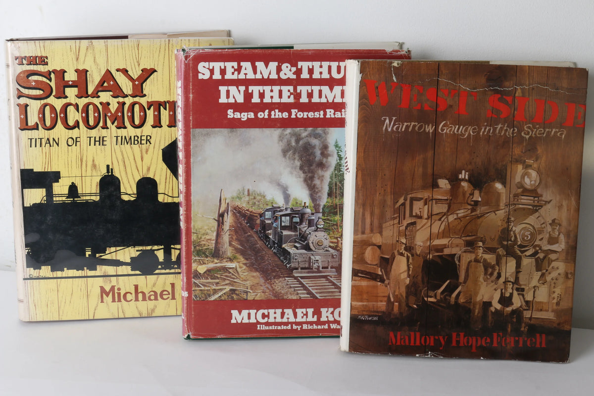 American logging railway books - Shay & Heisler