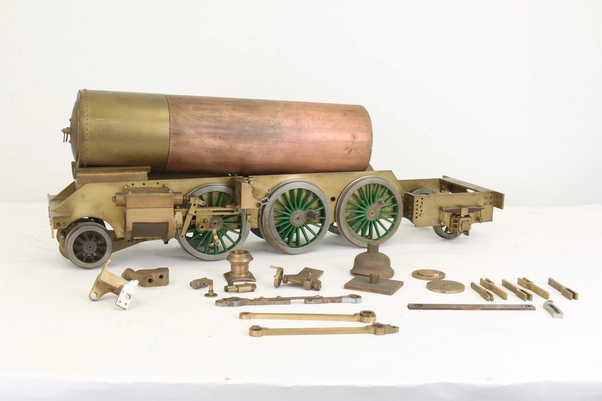 3 1/2 inch gauge "Bantam Cock" 2-6-2 chassis & castings