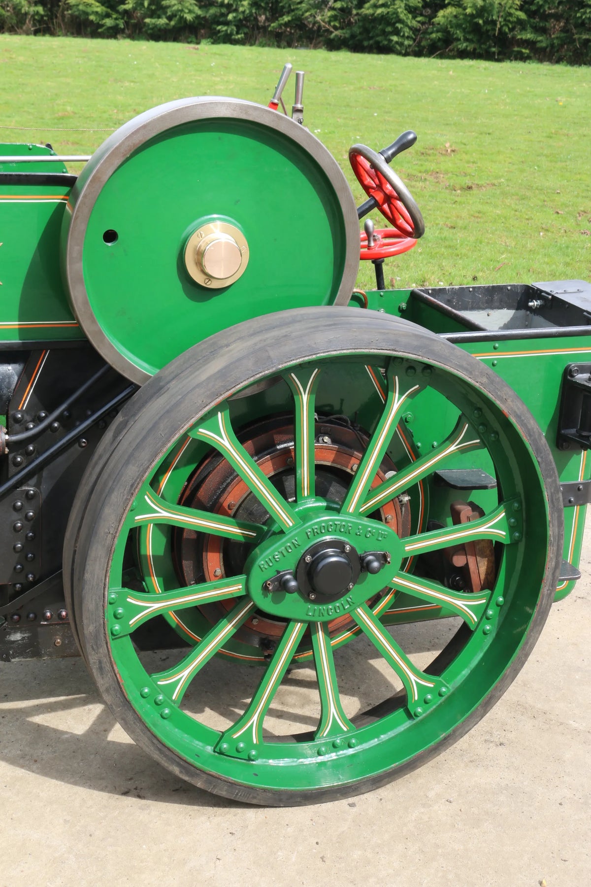 6 inch scale Ruston Proctor SD steam tractor