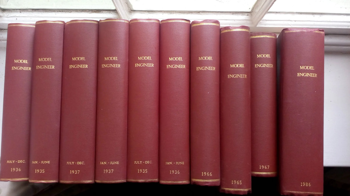 Ten bound volumes "Model Engineer" magazine