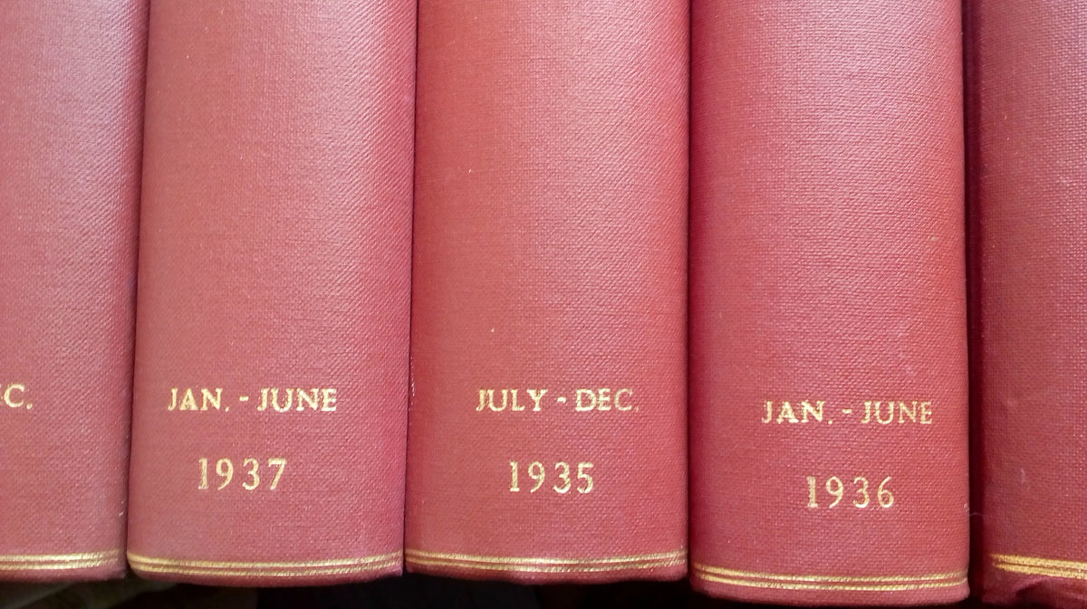Ten bound volumes "Model Engineer" magazine