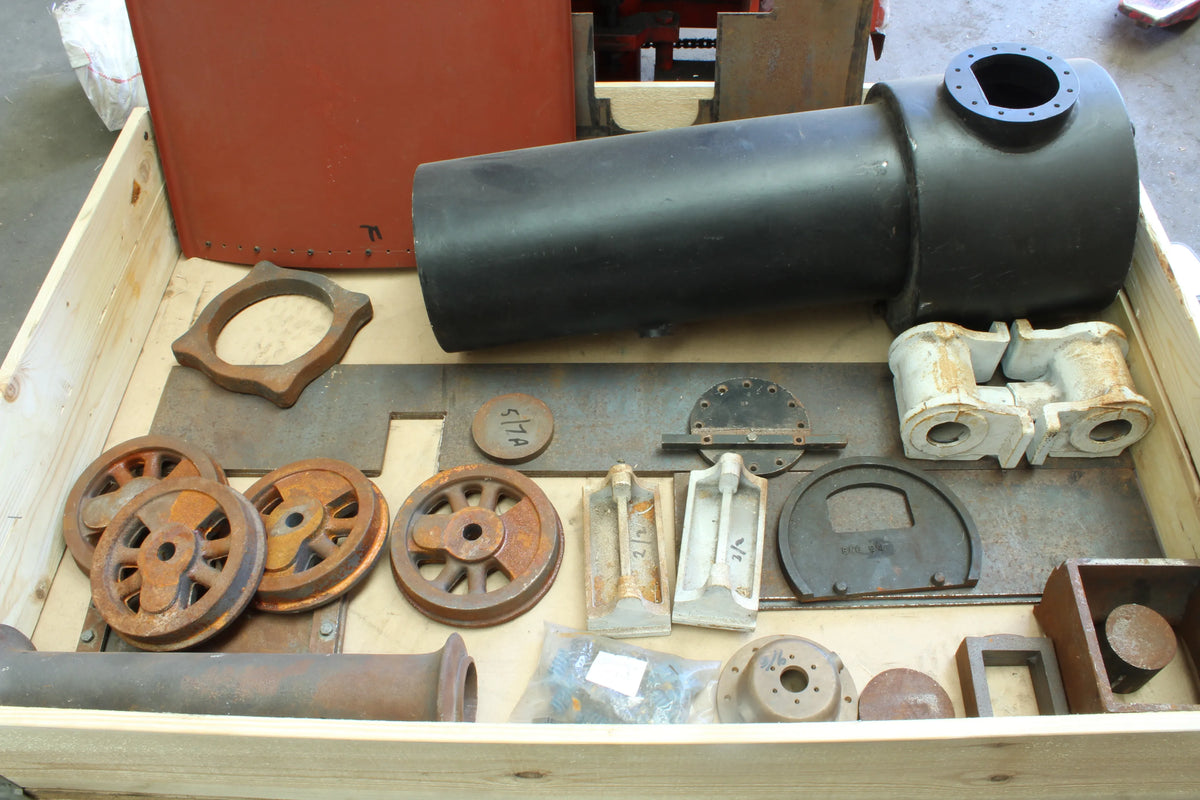 7 1/4 inch gauge Bagnall, commercial boiler, castings - Stock code 7936