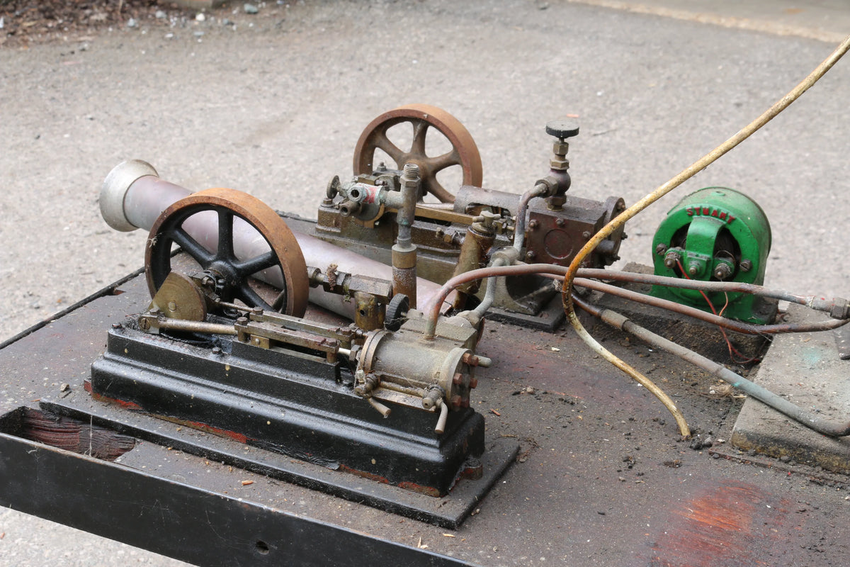Steam plant with Stuart engines for restoration