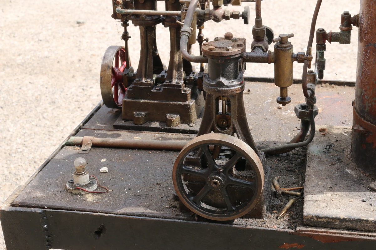 Steam plant with Stuart engines for restoration