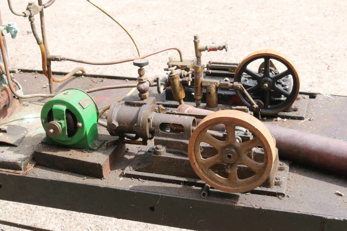 Steam plant with Stuart engines for restoration