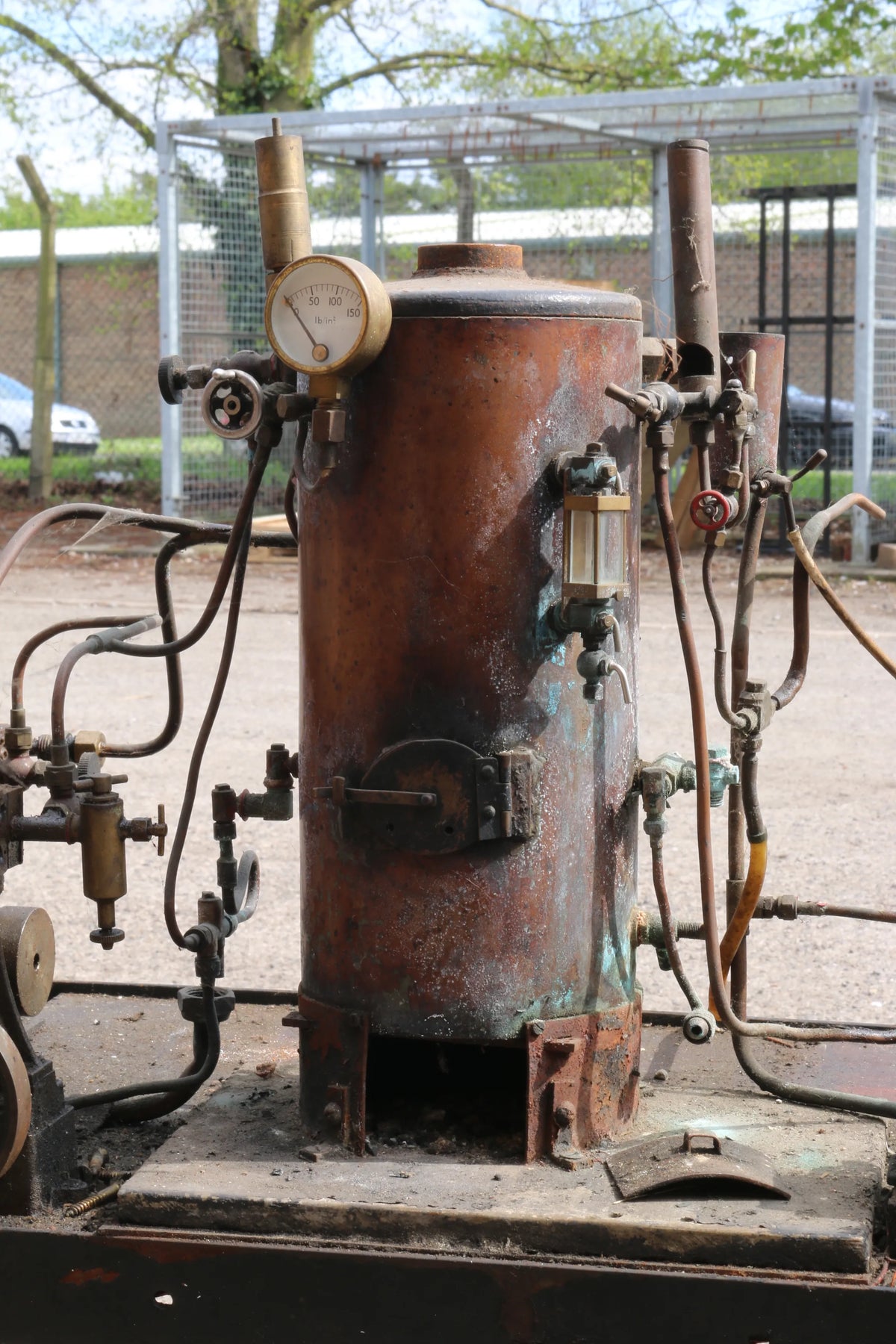 Steam plant with Stuart engines for restoration