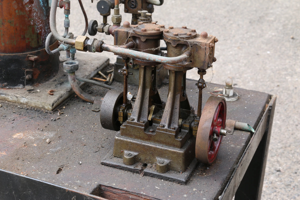 Steam plant with Stuart engines for restoration