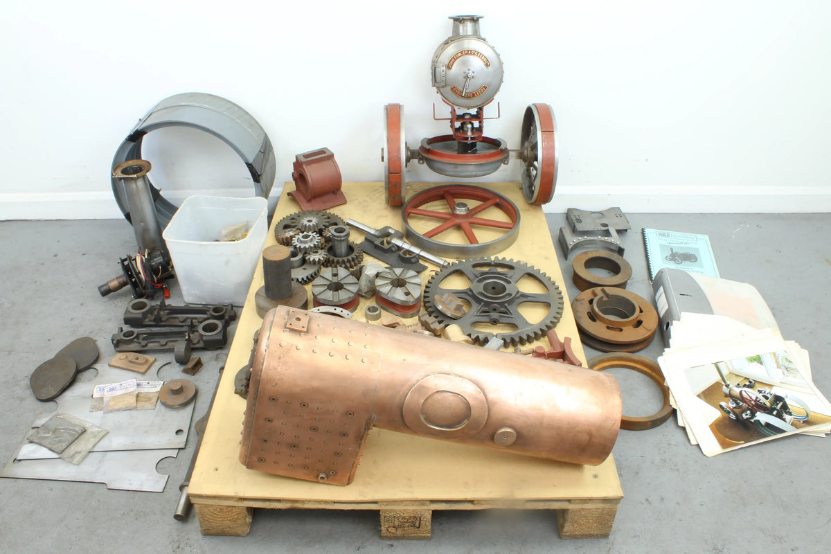 Part-built 3 inch scale Fowler A7 agricultural engine