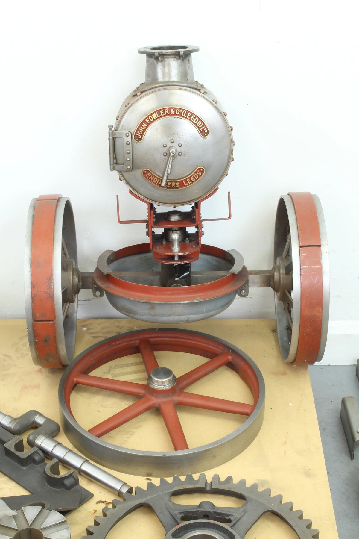Part-built 3 inch scale Fowler A7 agricultural engine