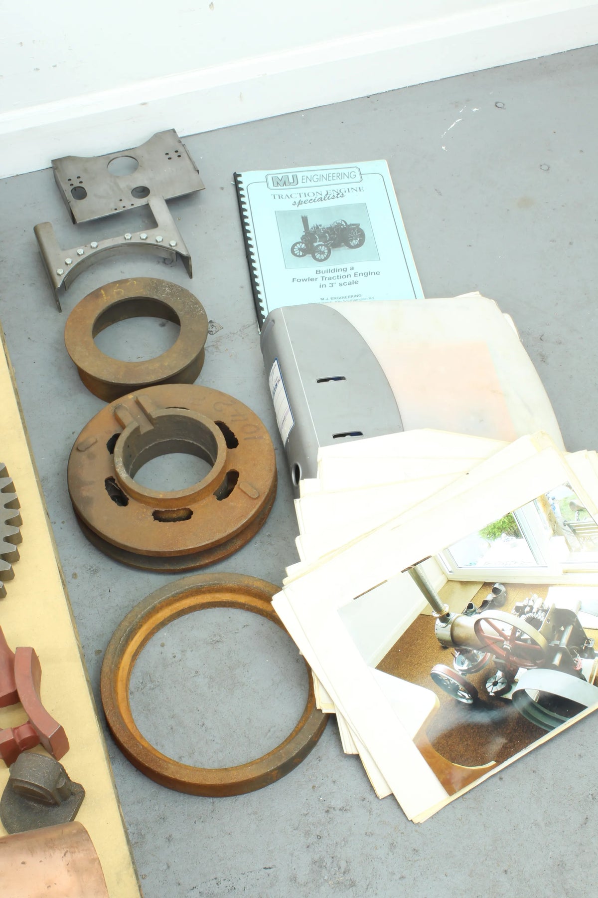 Part-built 3 inch scale Fowler A7 agricultural engine