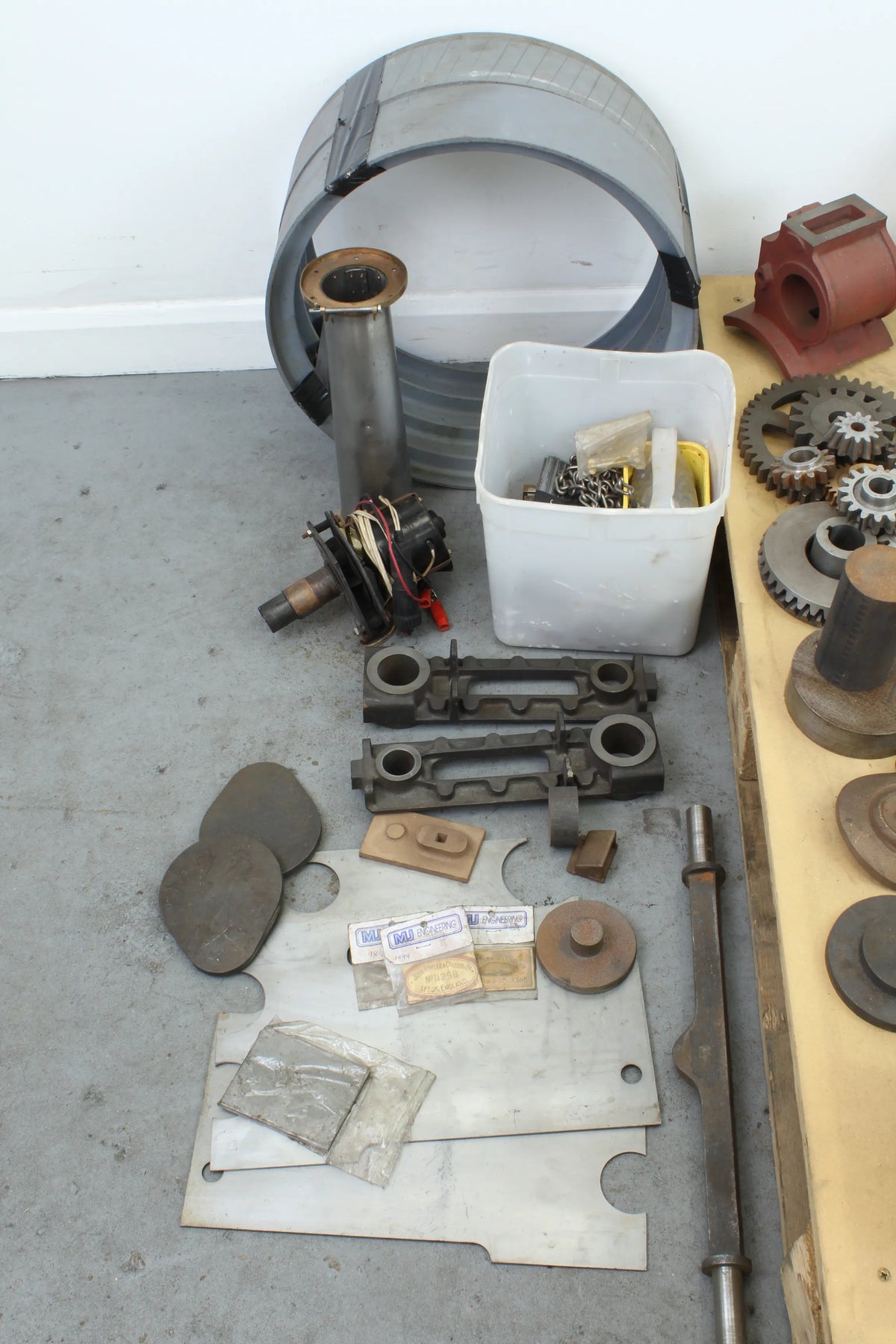 Part-built 3 inch scale Fowler A7 agricultural engine