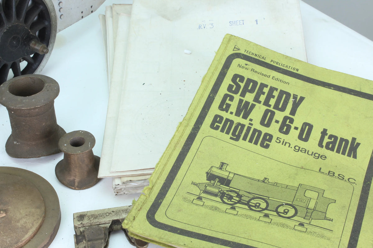 Part-built 5 inch gauge GWR 15XX with commercial boiler