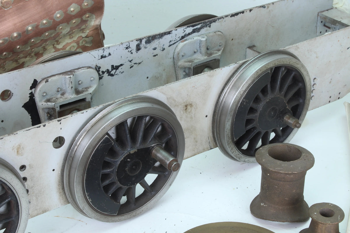 Part-built 5 inch gauge GWR 15XX with commercial boiler