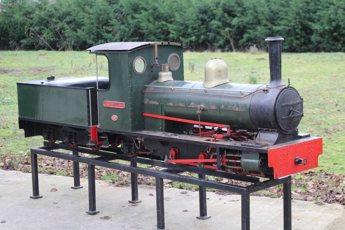 7 1/4 inch gauge Bagnall 0-6-2 + tender "Lady Phyllis"