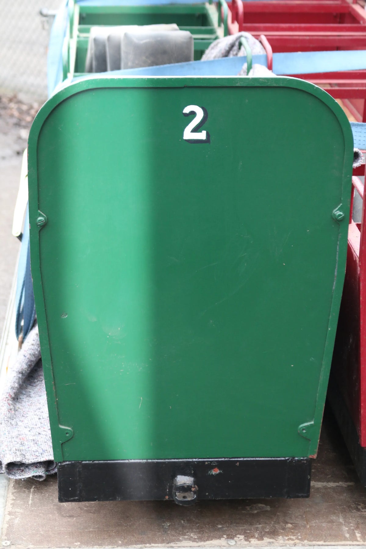 Set of five 7 1/4 inch gauge bogie coaches