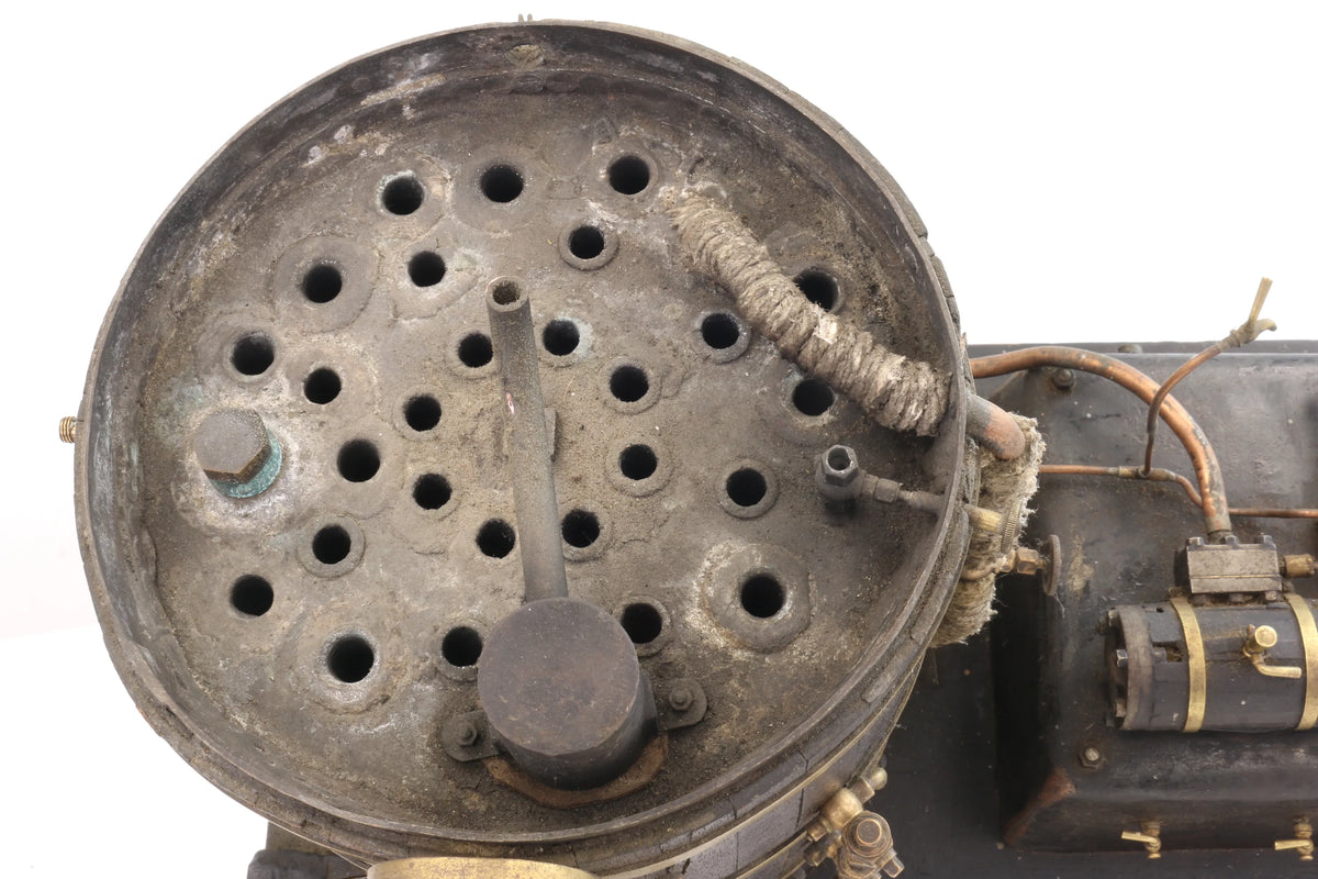Vintage steam plant with horizontal mill engine