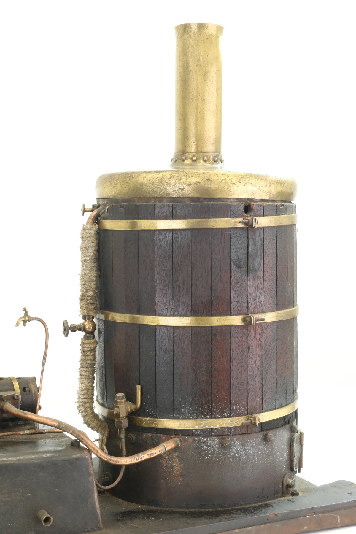 Vintage steam plant with horizontal mill engine