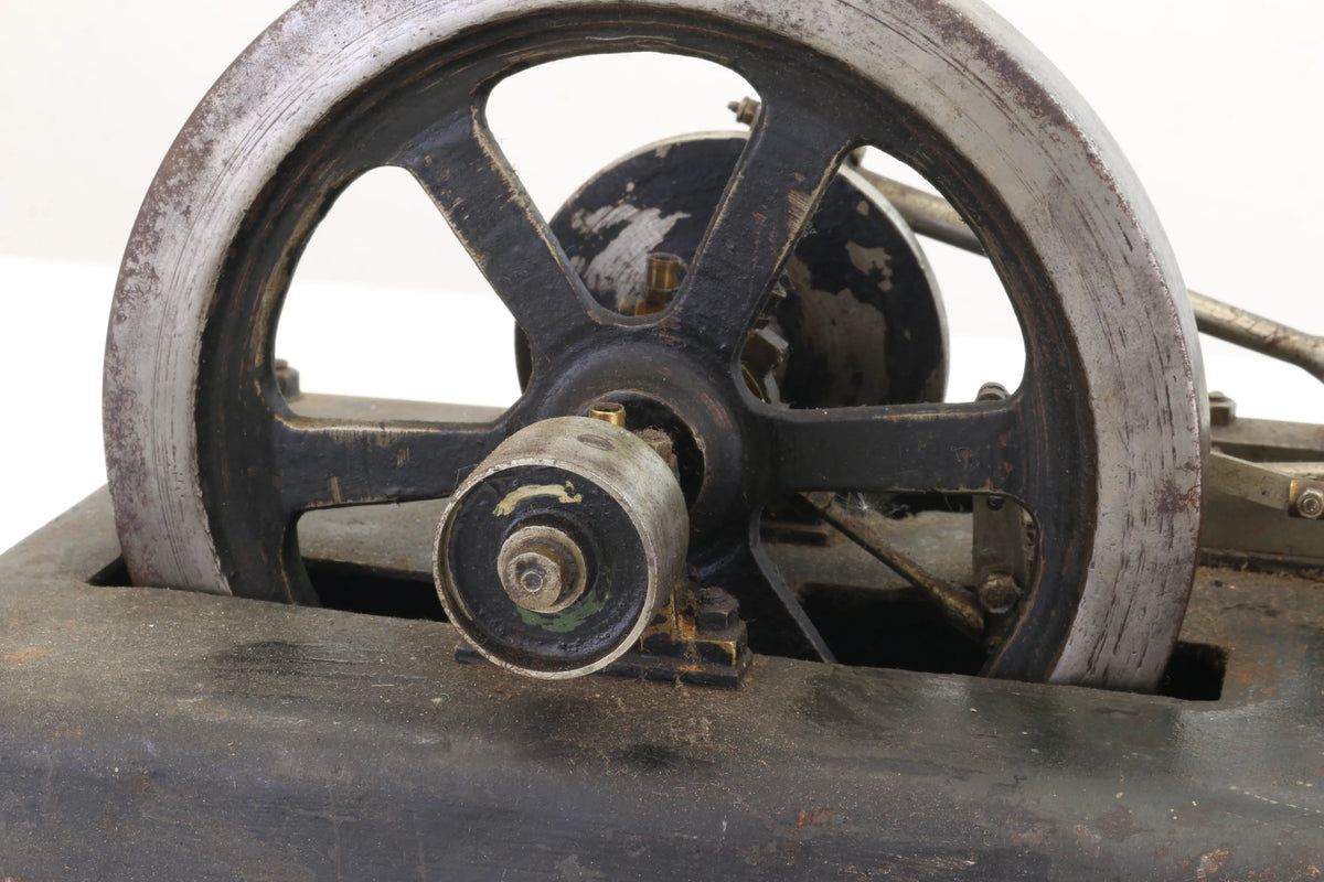 Vintage steam plant with horizontal mill engine