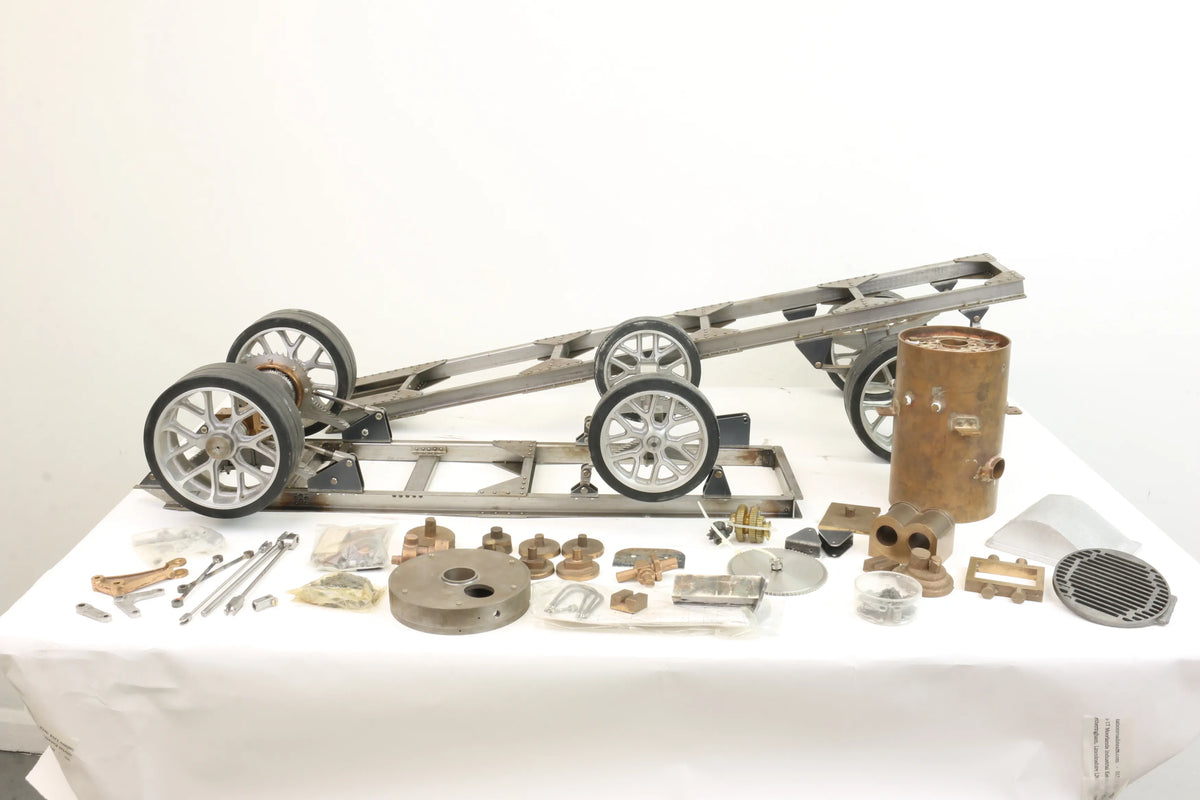 Part-built 2 inch scale Clayton steam wagon