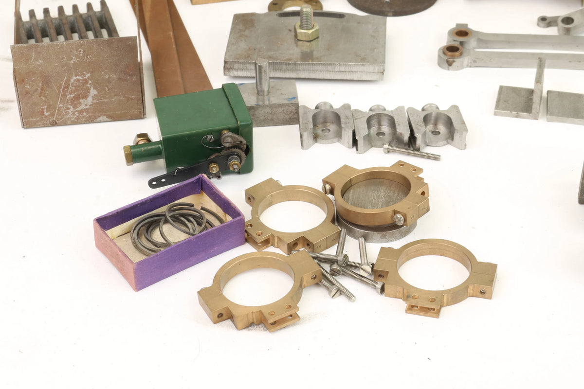 3 1/2 inch gauge "Rob Roy" boiler, parts, castings