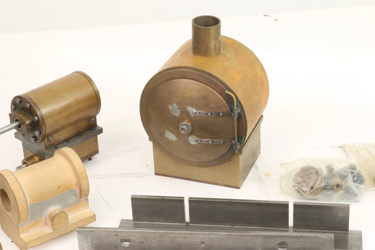 3 1/2 inch gauge "Rob Roy" boiler, parts, castings