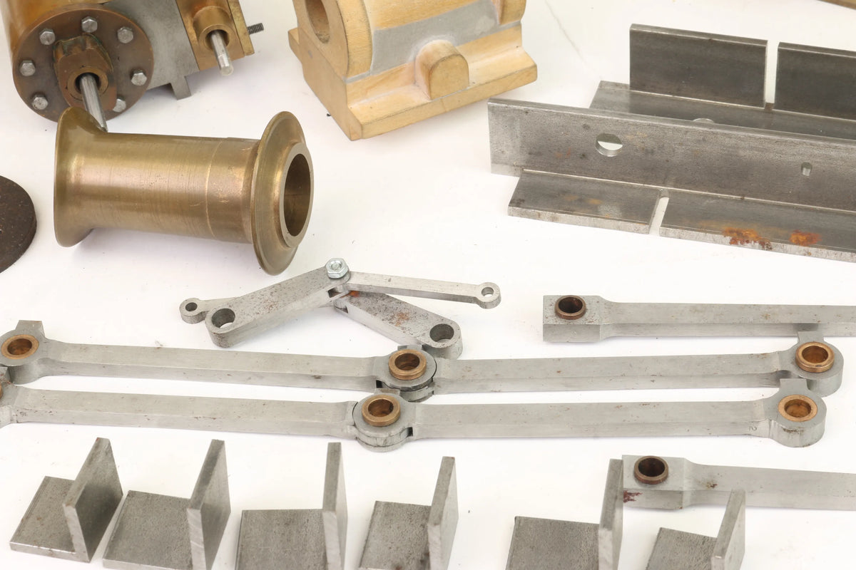 3 1/2 inch gauge "Rob Roy" boiler, parts, castings