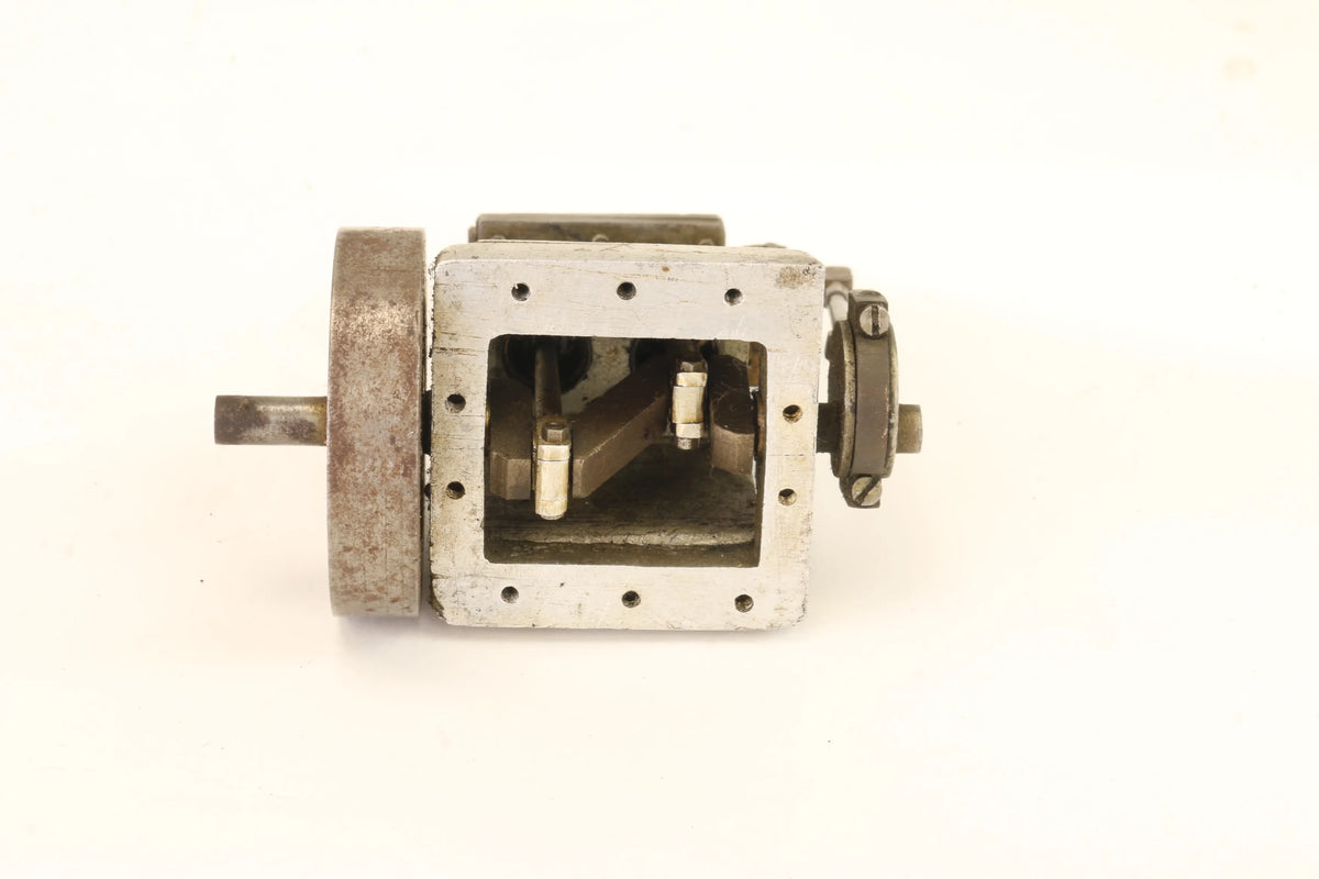 Small scratch-built twin cylinder engine