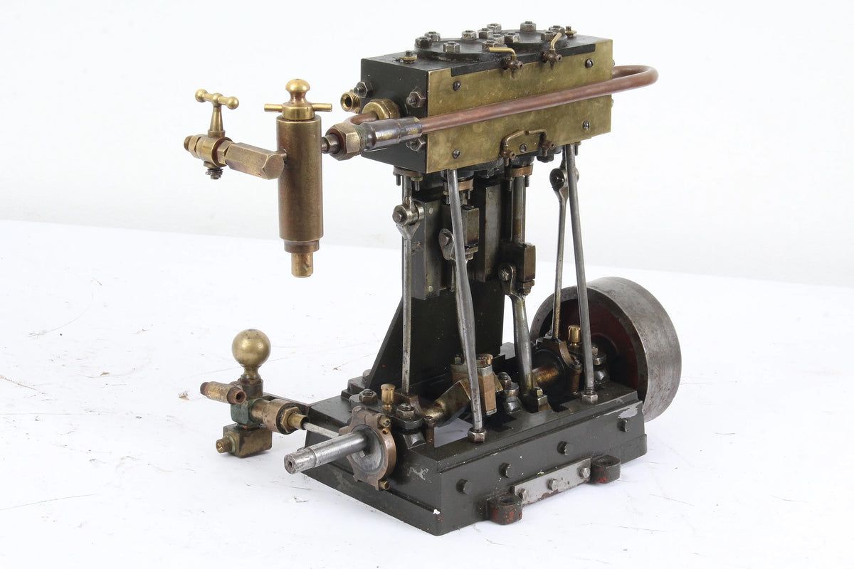 Vertical twin engine