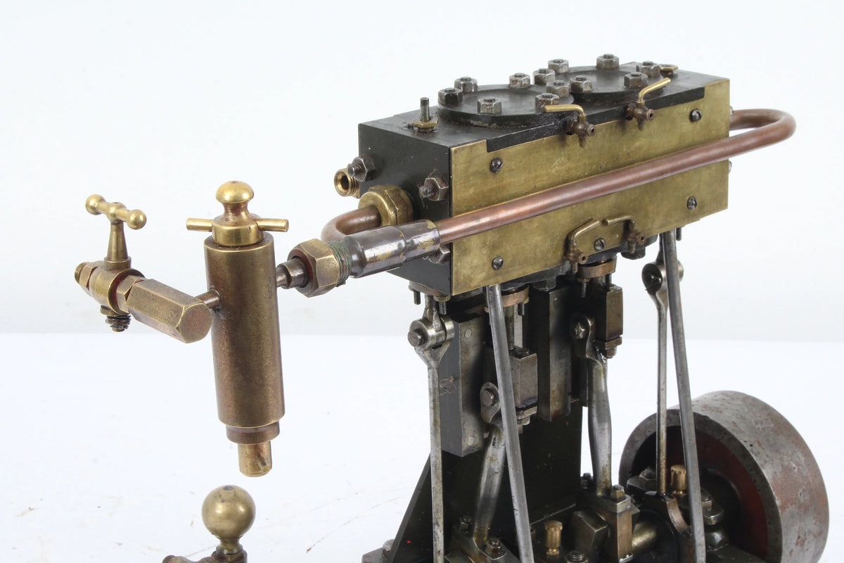 Vertical twin engine