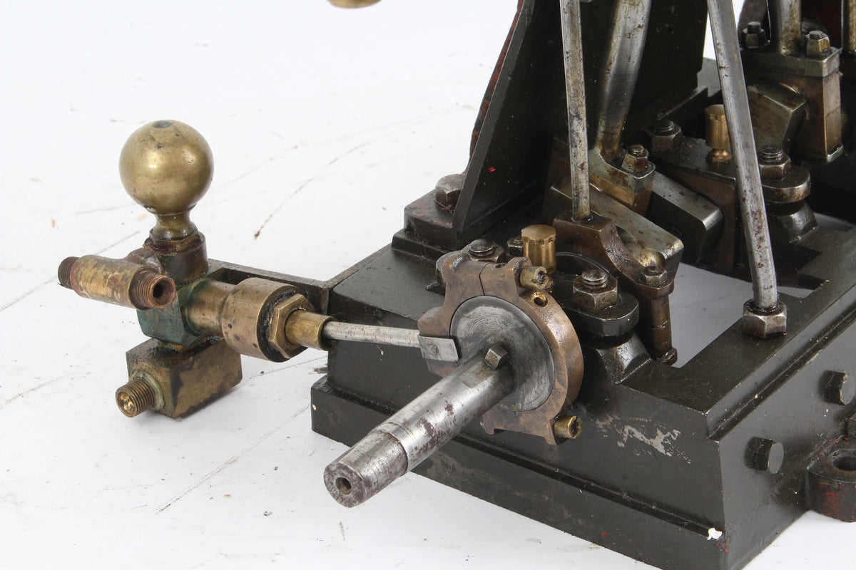 Vertical twin engine