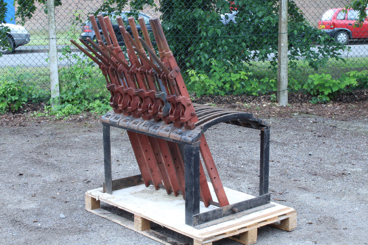 Eight lever ground frame