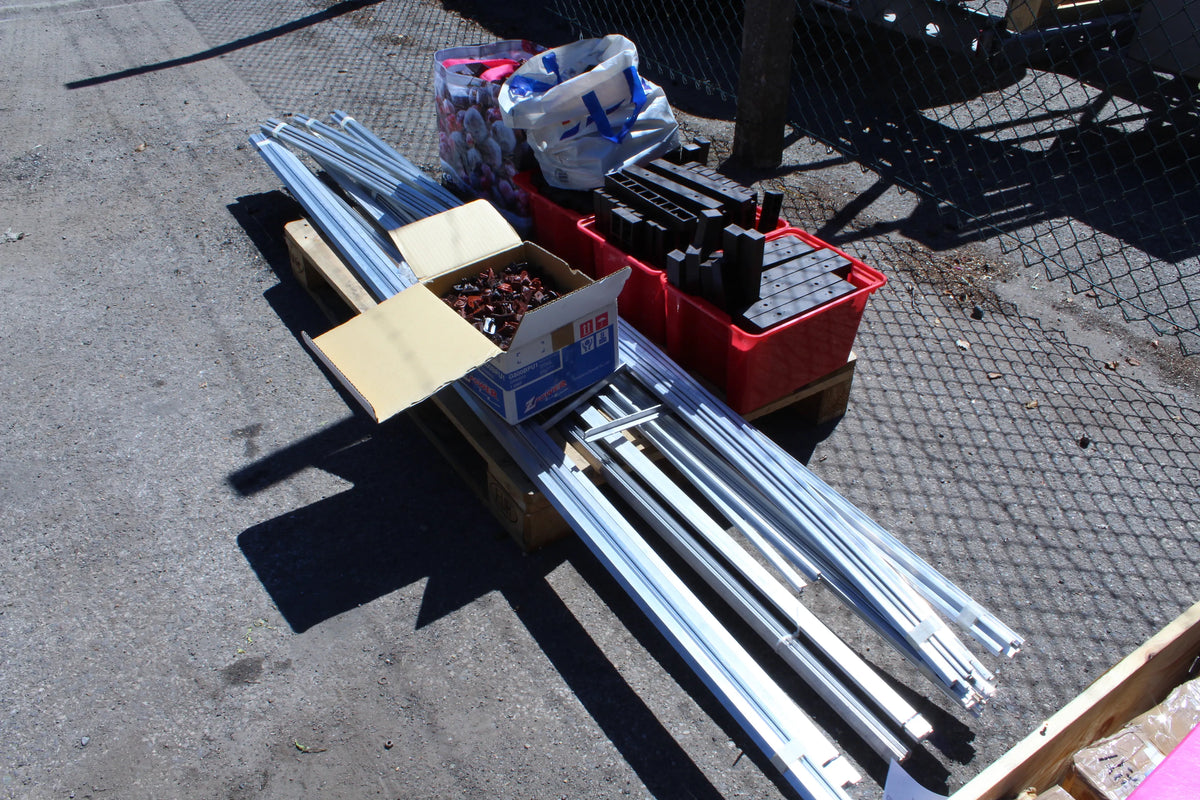 5 inch gauge aluminium rail, point rail and sleepers