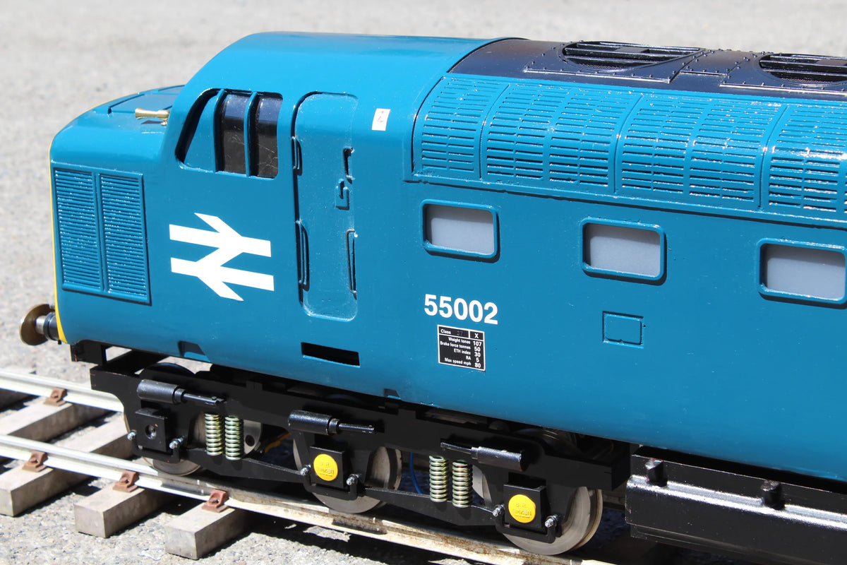 5 inch gauge Class 55 "Deltic" battery electric