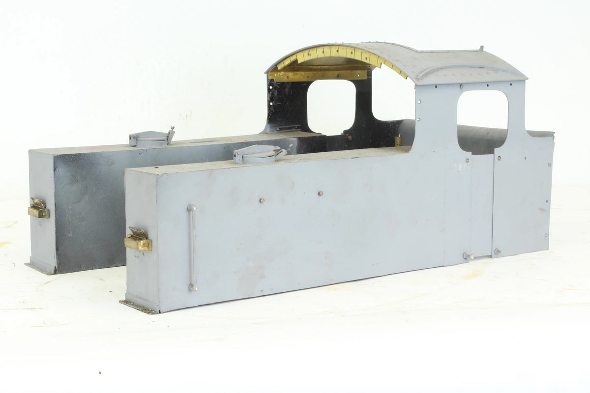 5 inch gauge part-built Simplex 0-6-0T