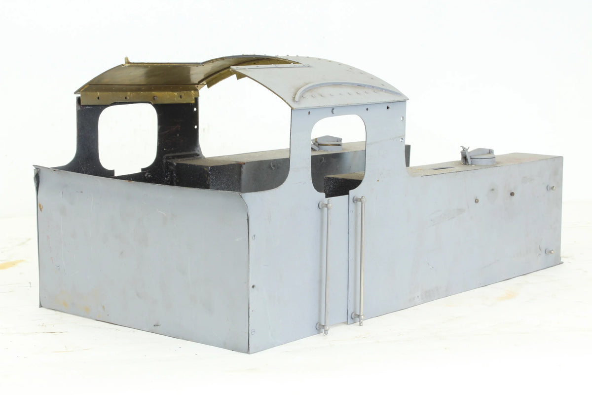 5 inch gauge part-built Simplex 0-6-0T