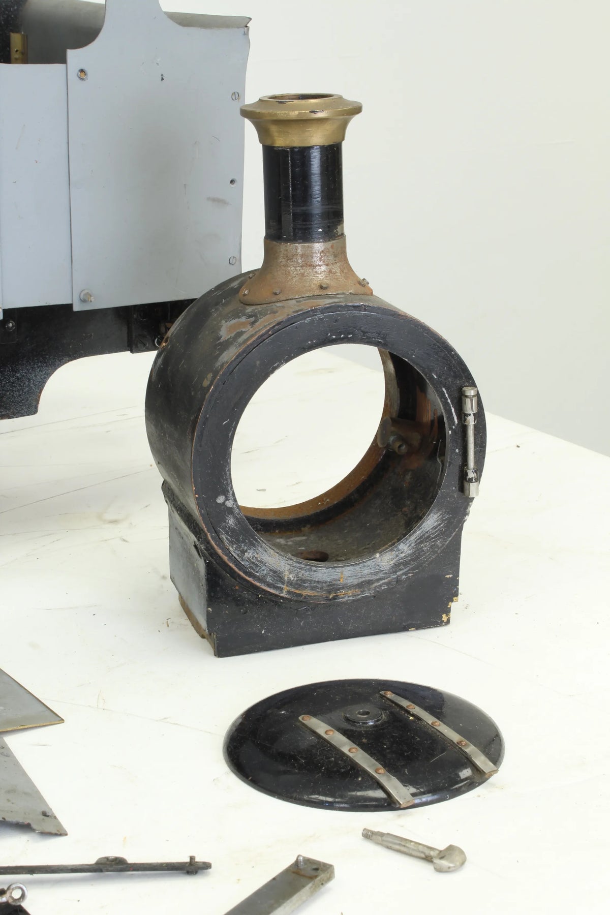 5 inch gauge part-built Simplex 0-6-0T